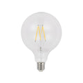 LED filamentpære E27 8W 2700K G125 globe dimbar klar - Arcchio forfra