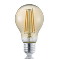 LED filamentpære E27 8W 2700K gull Switch Dimmer fra Trio Lighting for varmt og dimbart lys