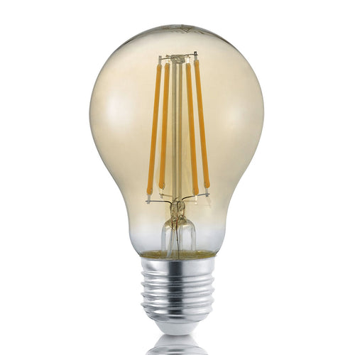 LED filamentpære E27 8W 2700K gull Switch Dimmer fra Trio Lighting for varmt og dimbart lys