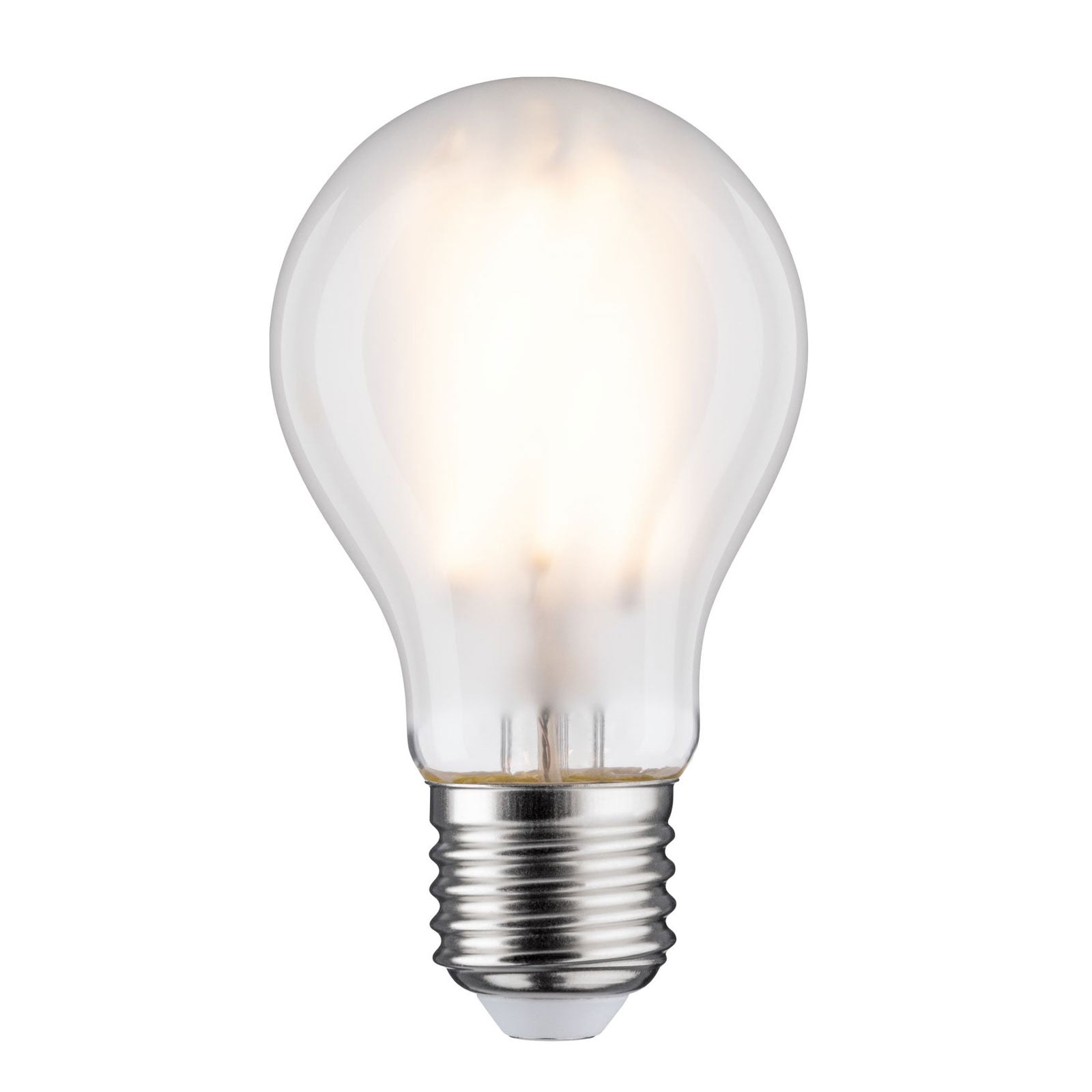 LED filamentpære E27 9W 2700K matt glass Paulmann forfra
