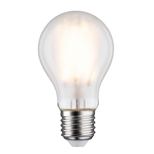 LED filamentpære E27 9W 2700K matt glass Paulmann forfra