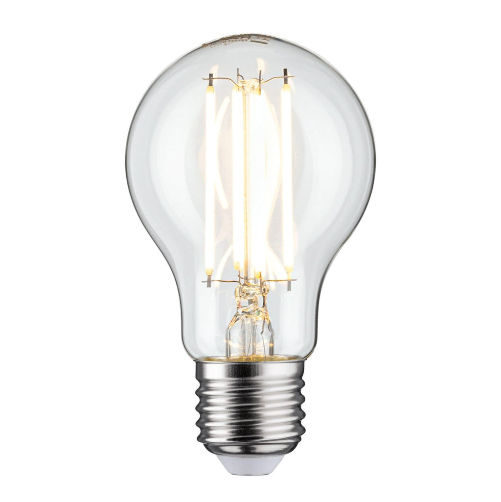 Detalj av LED filamentpære E27 9W 2700K varmhvit klar - Paulmann