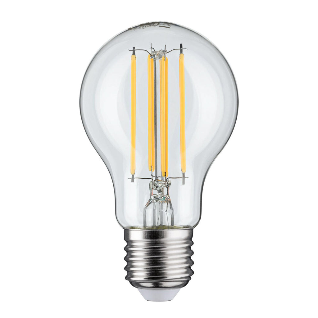 Montert LED filamentpære E27 9W 2700K varmhvit klar - Paulmann i lampe