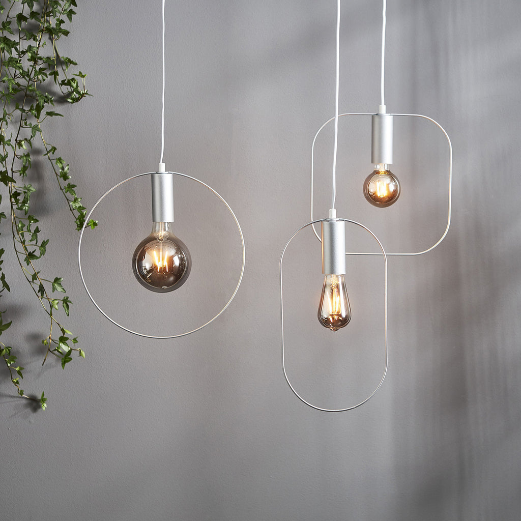 LED filamentpære E27 A60 2W 2100K røykfarget detalj av filament