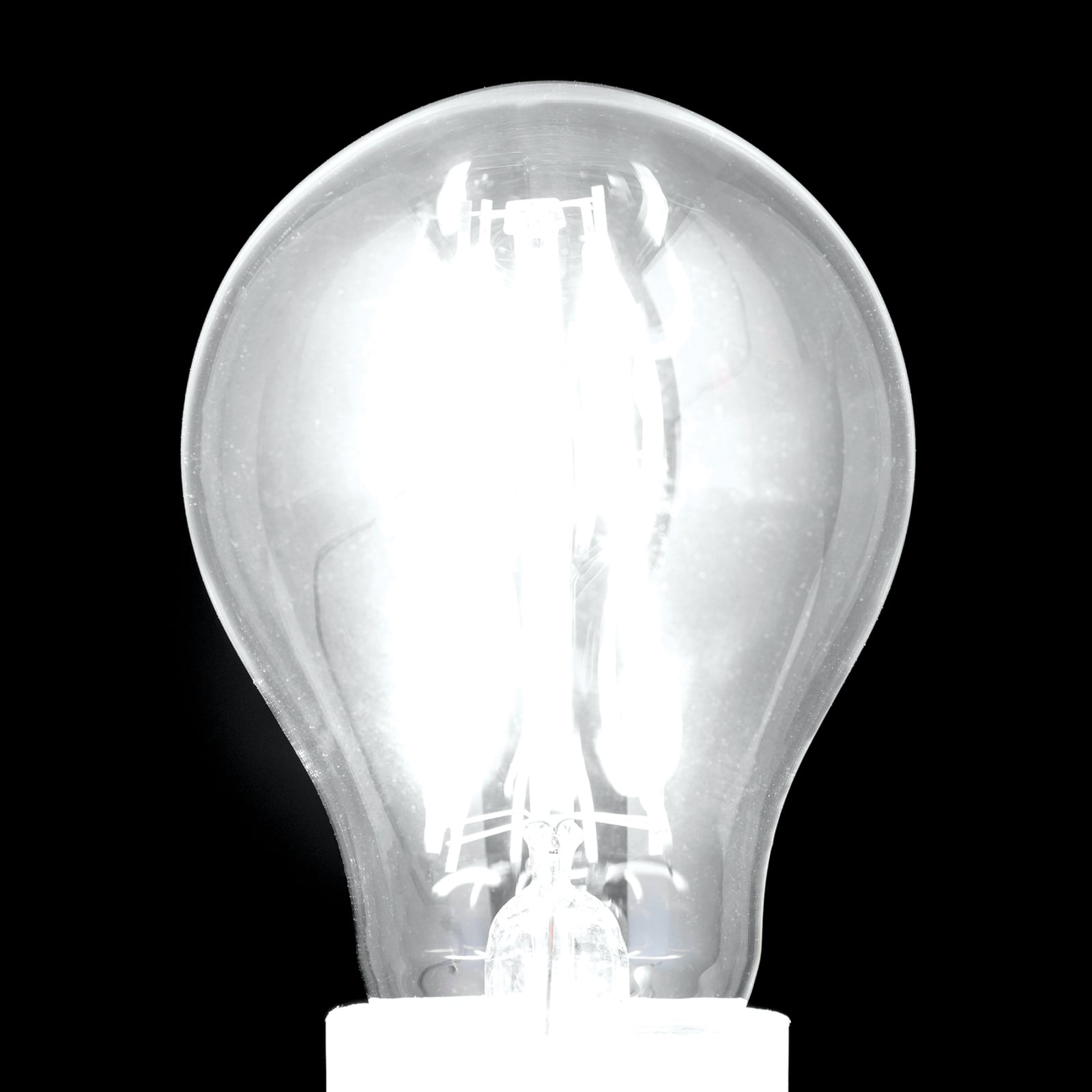 Detaljbilde av LED filamentpære E27 A60 klar 15W 2700K dimbar 2000lm - ORION