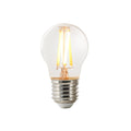 LED-filamentpære E27 G45 4,7W 600lm CCT dimbar - Nordlux forfra