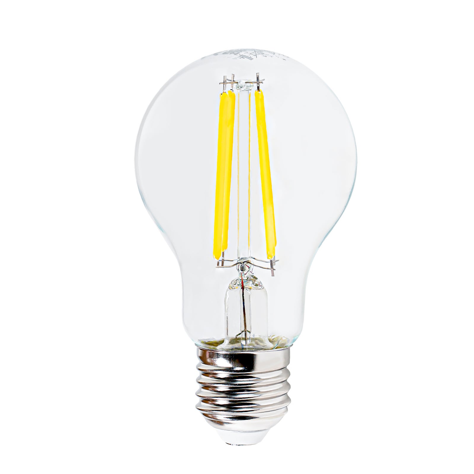 LED filamentpære E27 pæreform 2,2W 2700K klar Arcchio nærbilde av filament
