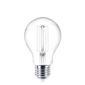 LED filamentpære E27 pæreform 7W 2700K klar 806lm - Prios sett forfra