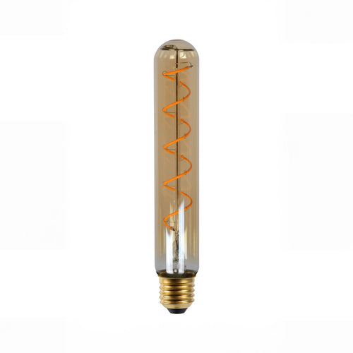 LED filamentpære E27 rørform T32 5W 2200K dimbar 20 cm forfra