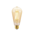 LED filamentpære E27 ST64 6,5W 2500K amber dimbar Arcchio forfra