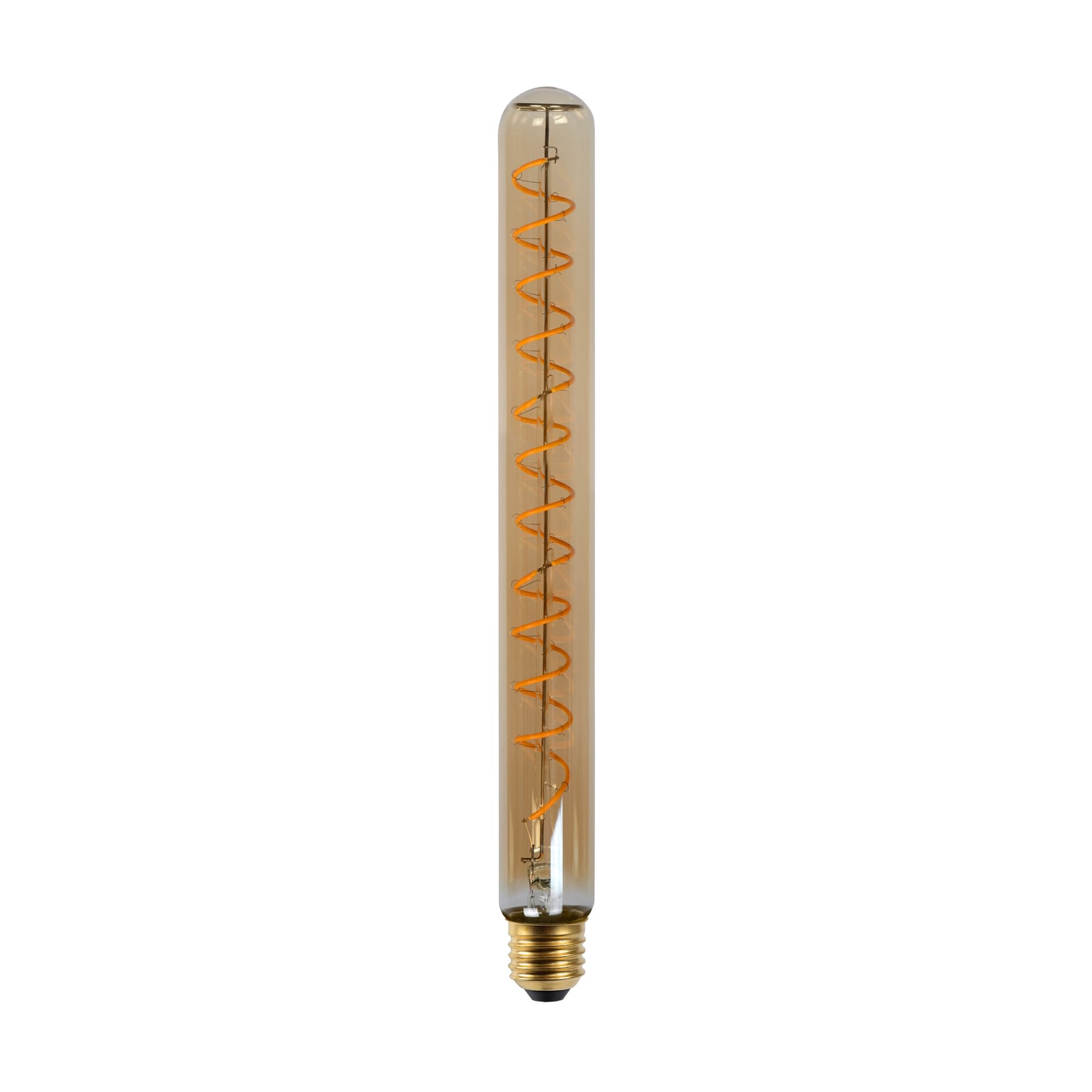 LED filamentpære E27 T32 rørform 5W 2200K dimbar 30 cm forfra