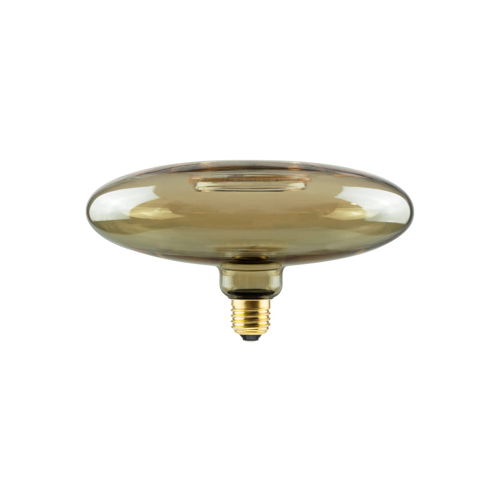 LED filamentpære Floating Ufo E27 4W dimbar røykgrå forfra