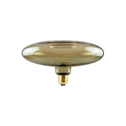 LED filamentpære Floating Ufo E27 4W dimbar røykgrå forfra