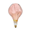 LED filamentpære Giant Drop E27 4W 1800K dimbar kobber forfra