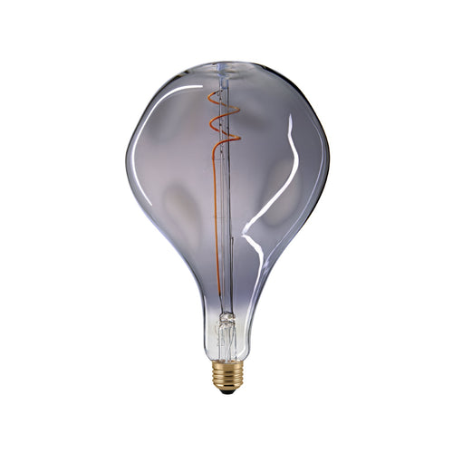 LED filamentpære Giant Drop E27 5W 1800K dimbar titan