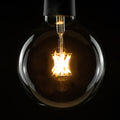 LED filamentpære Globe G150 E27 6,5W 2700K dimbar klar forfra