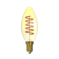 LED filamentpære kronelysform E14 4,9W 1800K dimbar amber Arcchio for varmt og dimbart lys