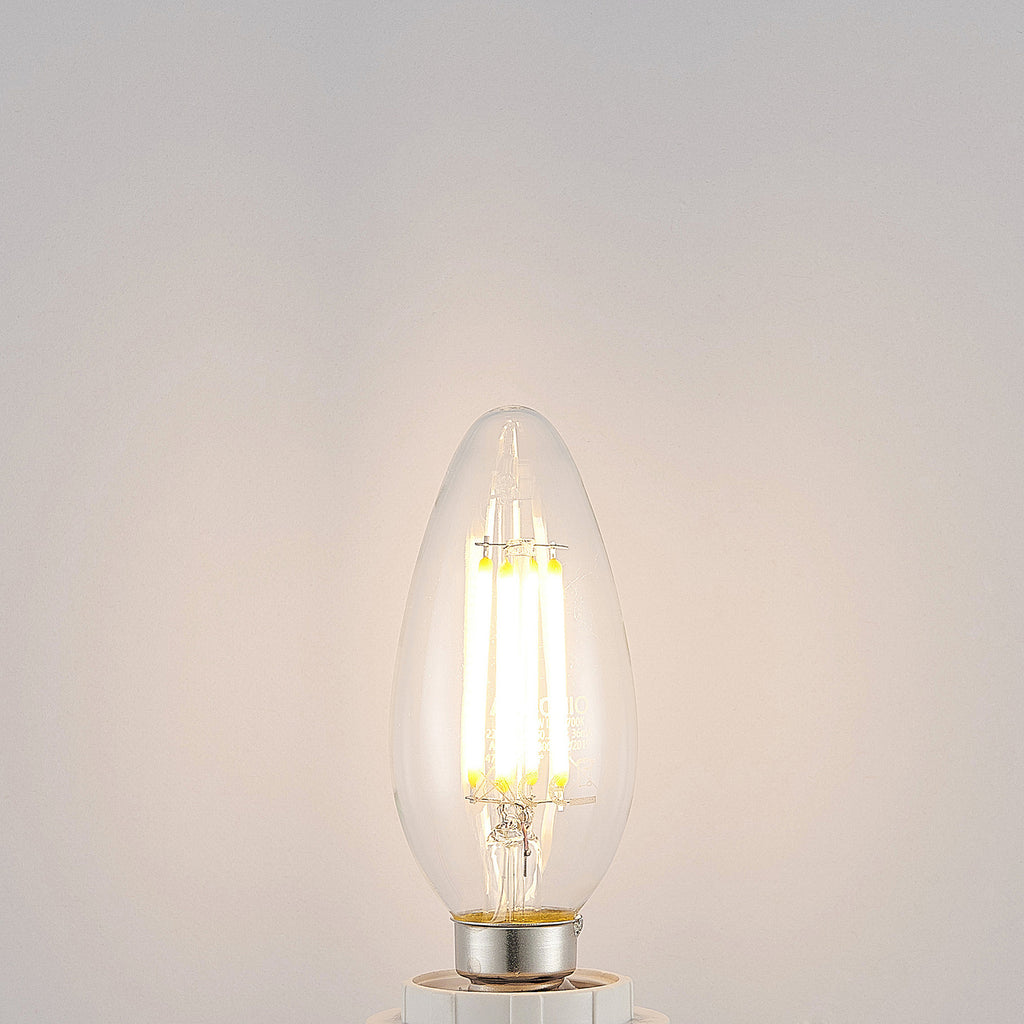 Nærbilde av LED filamentpære kronelysform E14 4W 2700K dimbar 2-pk Arcchio