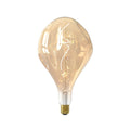 LED filamentpære Organic Evo E27 6W 1800K dimbar gull forfra