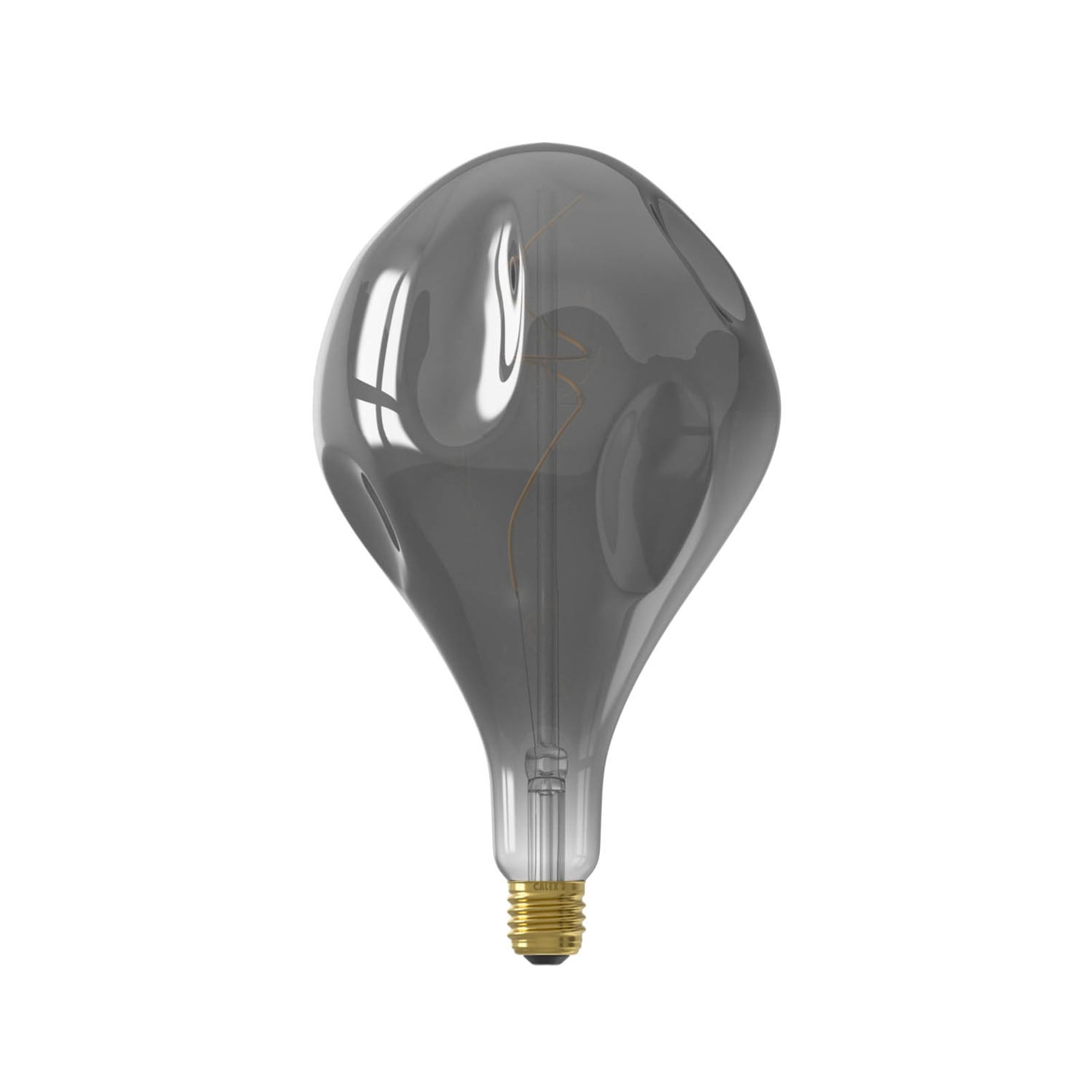 LED filamentpære Organic Evo E27 6W dimbar titan bakside