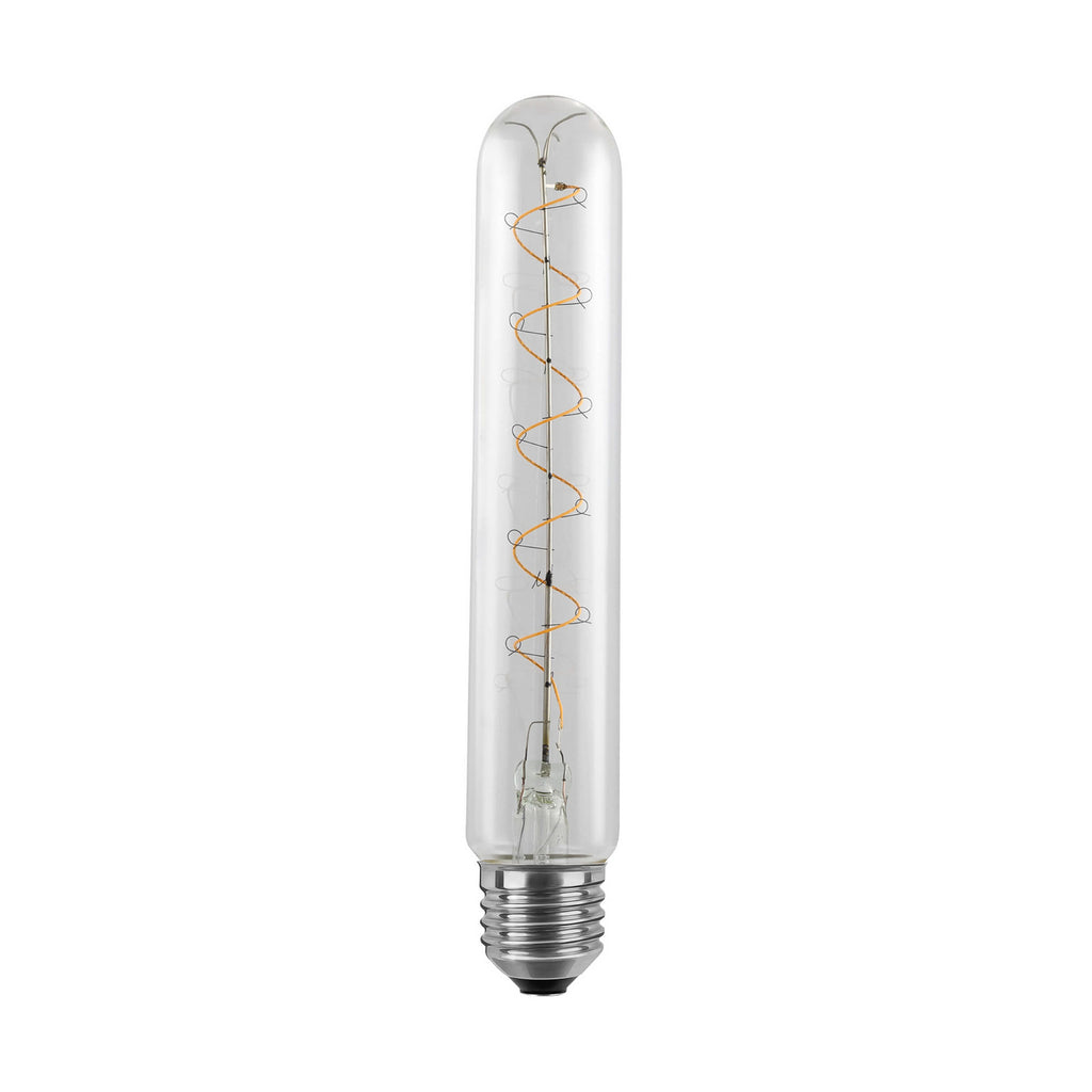 LED filamentpære rørform E27 5W 2700K klar dimbar - SEGULA forfra