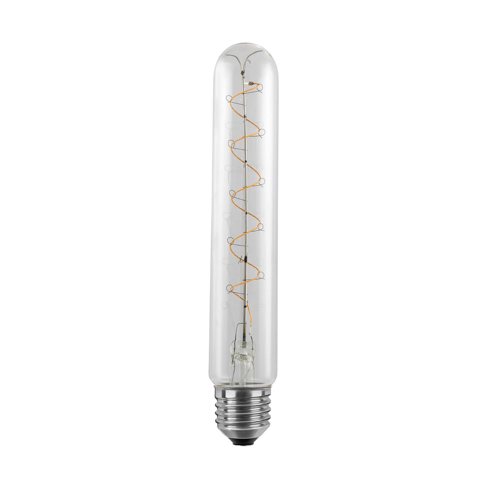 LED filamentpære rørform E27 5W 2700K klar dimbar - SEGULA forfra