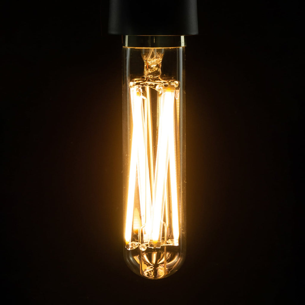 LED filamentpære tube E27 11W 2700K dimbar klar - SEGULA forfra