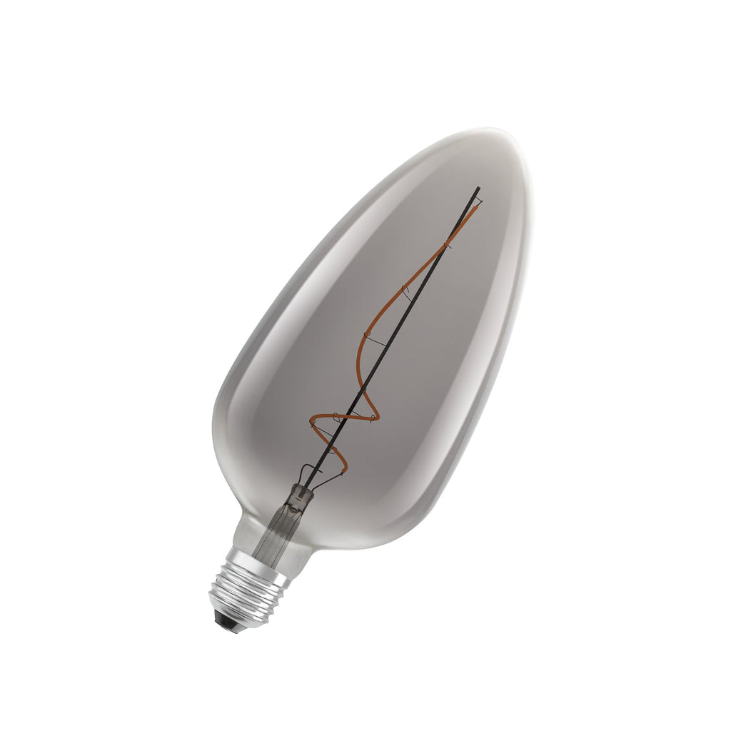 LED filamentpære Vintage 1906 E27 C125 4W 1800K dimbar - OSRAM forfra