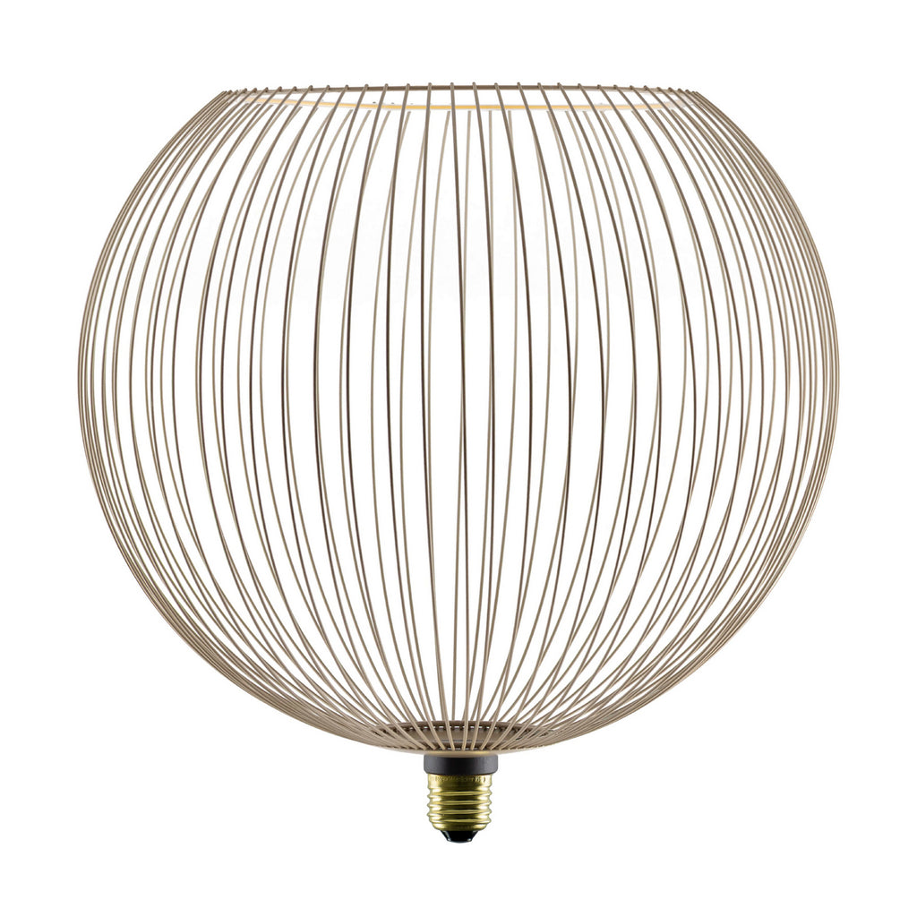 LED Floating Filo G300 E27 6W 2200K dimbar sand forfra