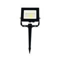 LED flomlys Bolton 2.0 med jordspyd svart 10W IP44 fra Heitronic