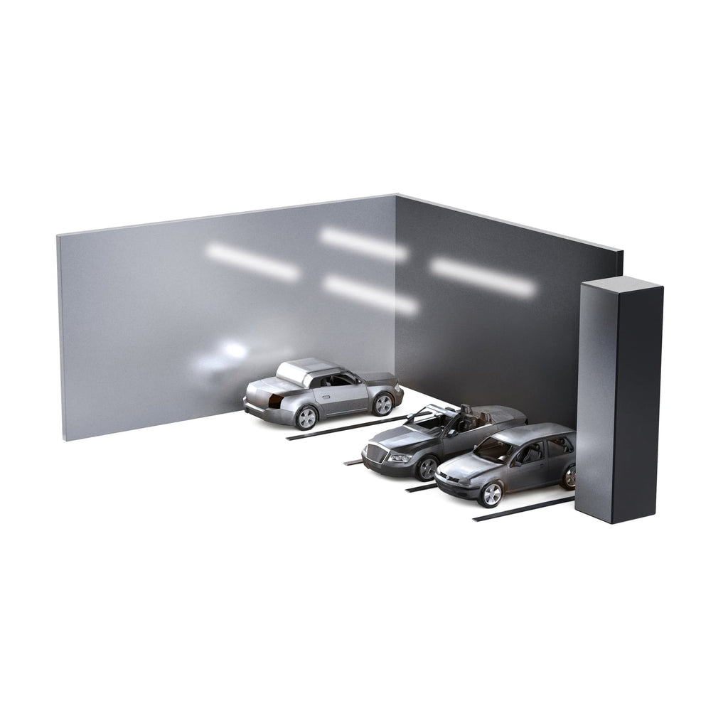 Detaljbilde av LED fuktroms-armatur med bevegelsessensor Bluetooth 150 cm STEINEL
