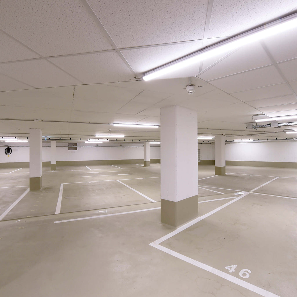 LED fuktroms-armatur med bevegelsessensor 66,5 cm IP65 dimbar monteringsdetalj