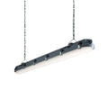 LED fuktroms-armatur Humid One 119 cm 18W IP65 grå forfra