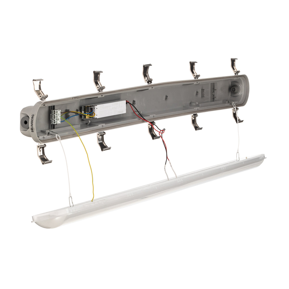 LED fuktroms-armatur Humid One 119 cm 35W IP65 - BRUMBERG lysdetalj