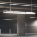 LED fuktroms-armatur Humid One 149 cm 51W IP65 grå foran