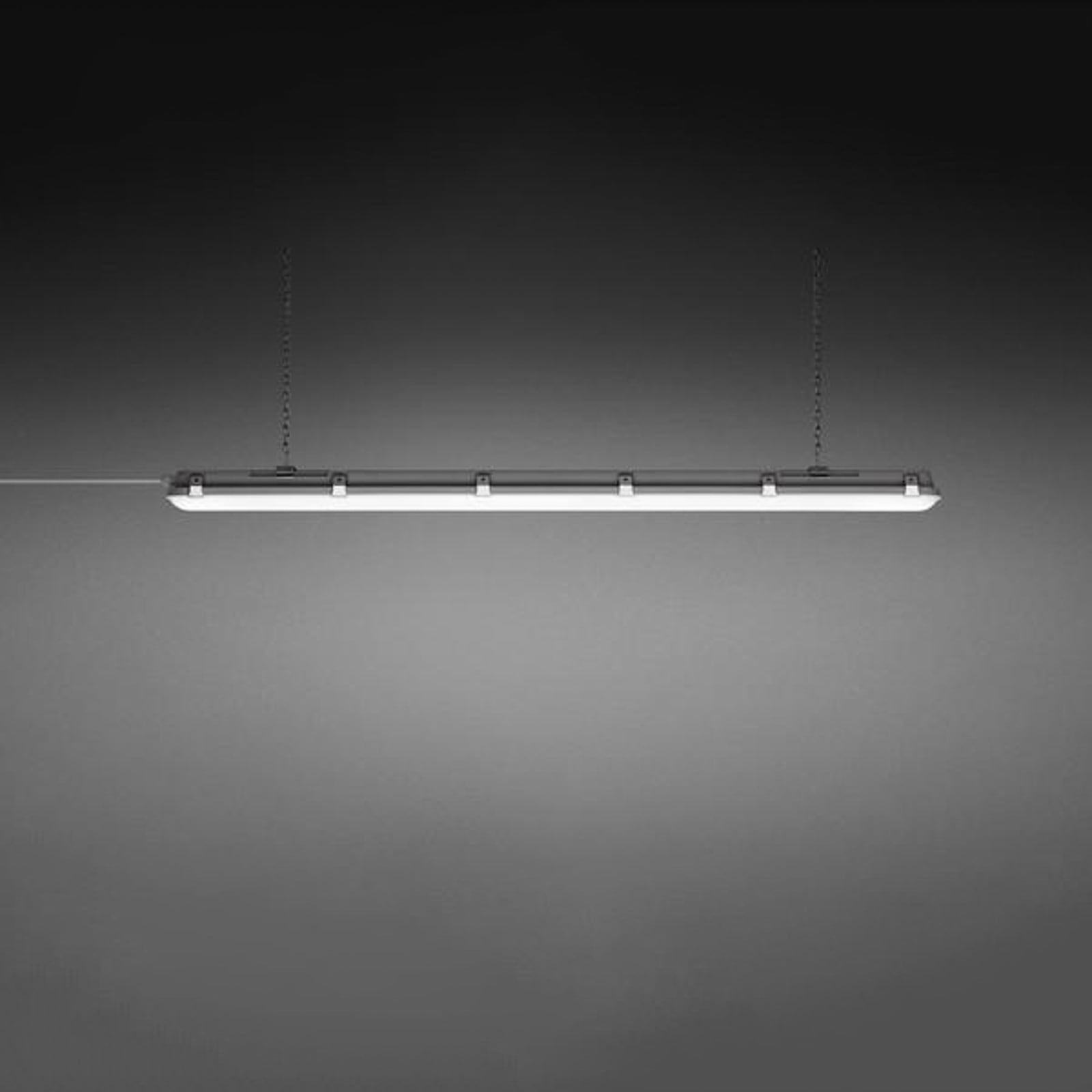 Detaljbilde av LED fuktroms-armatur Humid One Pro DALI dimbar 119 cm IP65