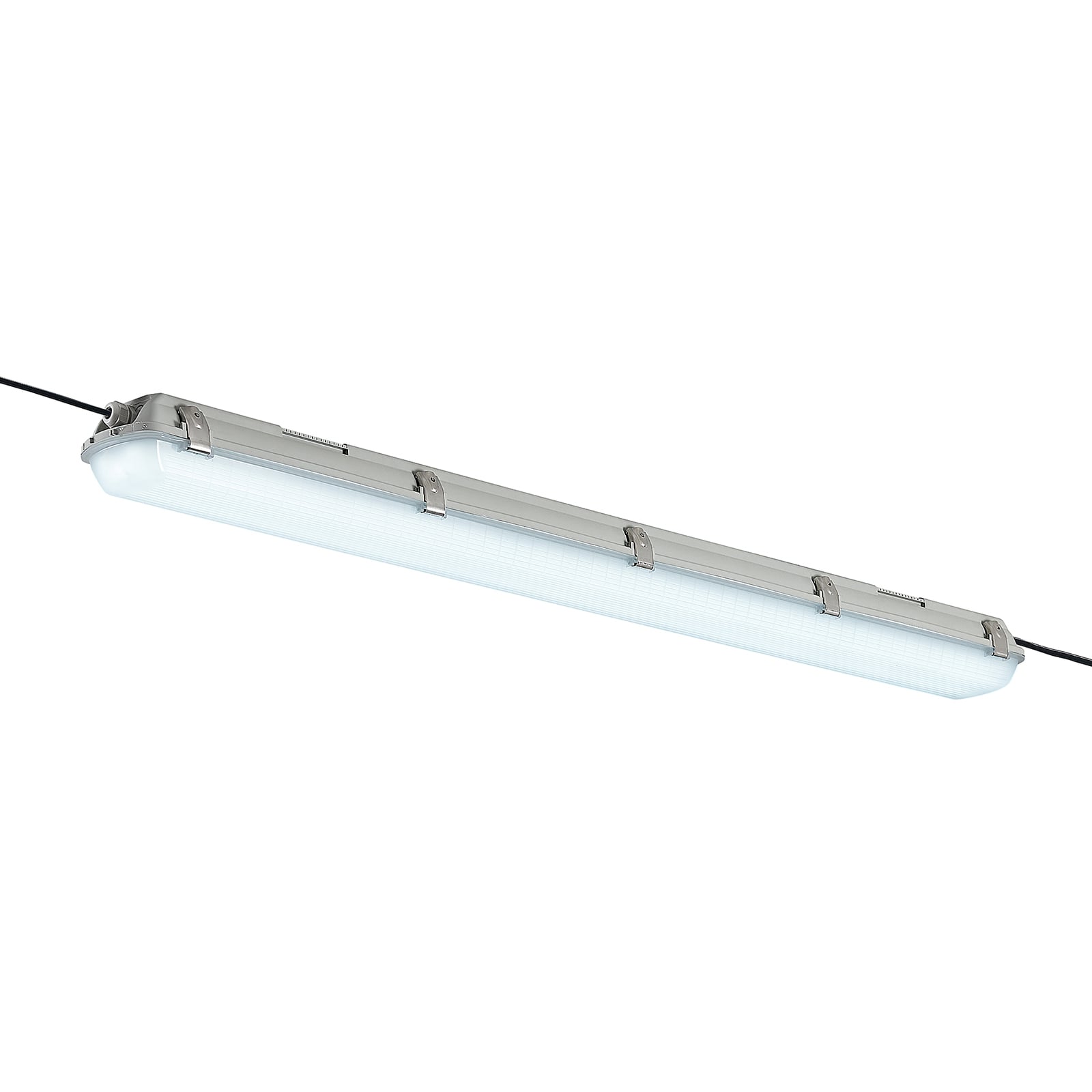 LED fuktroms-armatur Rao 121,5 cm 34W IP65 hvit sidebilde