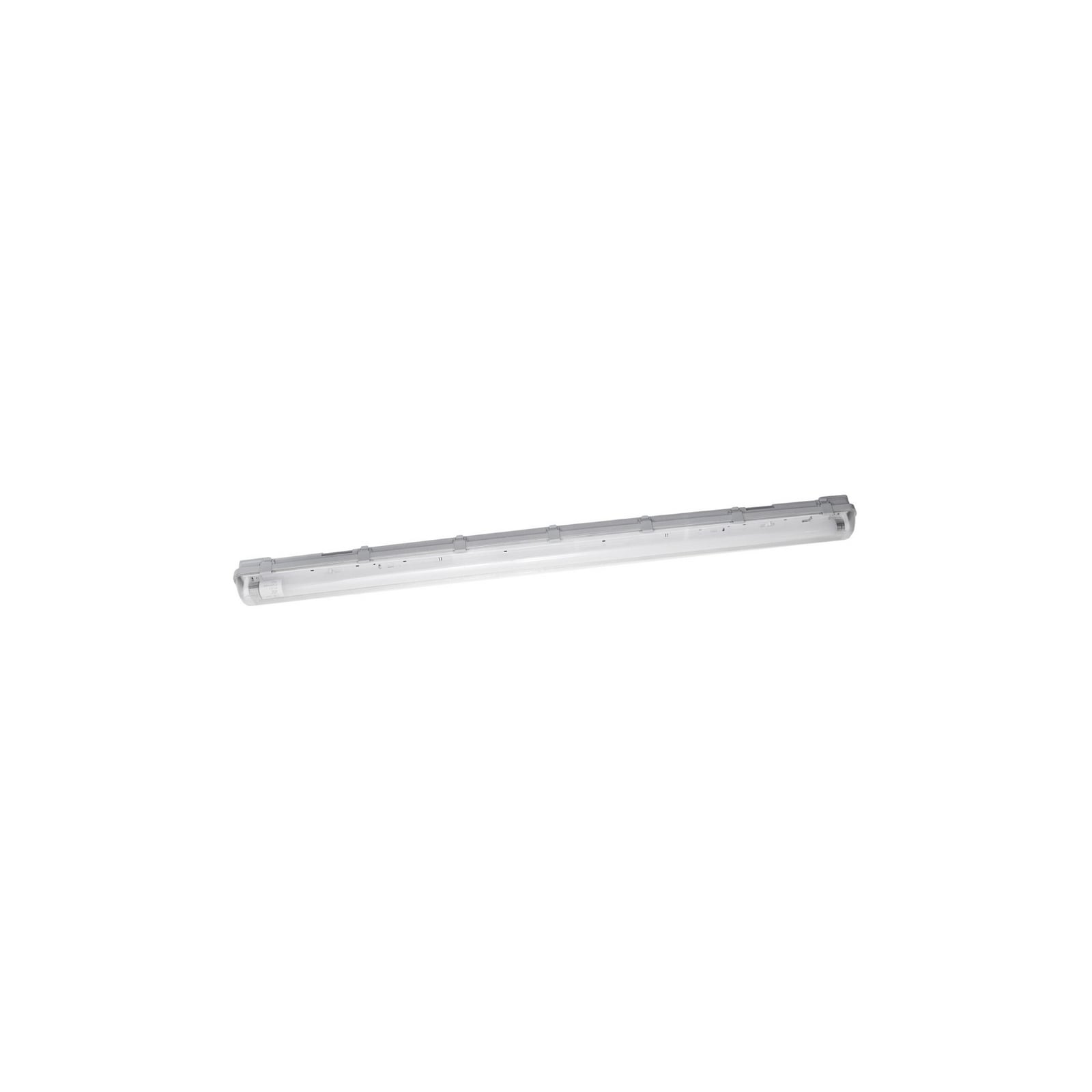 LED fuktroms-armatur SUBMARINE 126 cm 15W G13 IP65 grå forfra