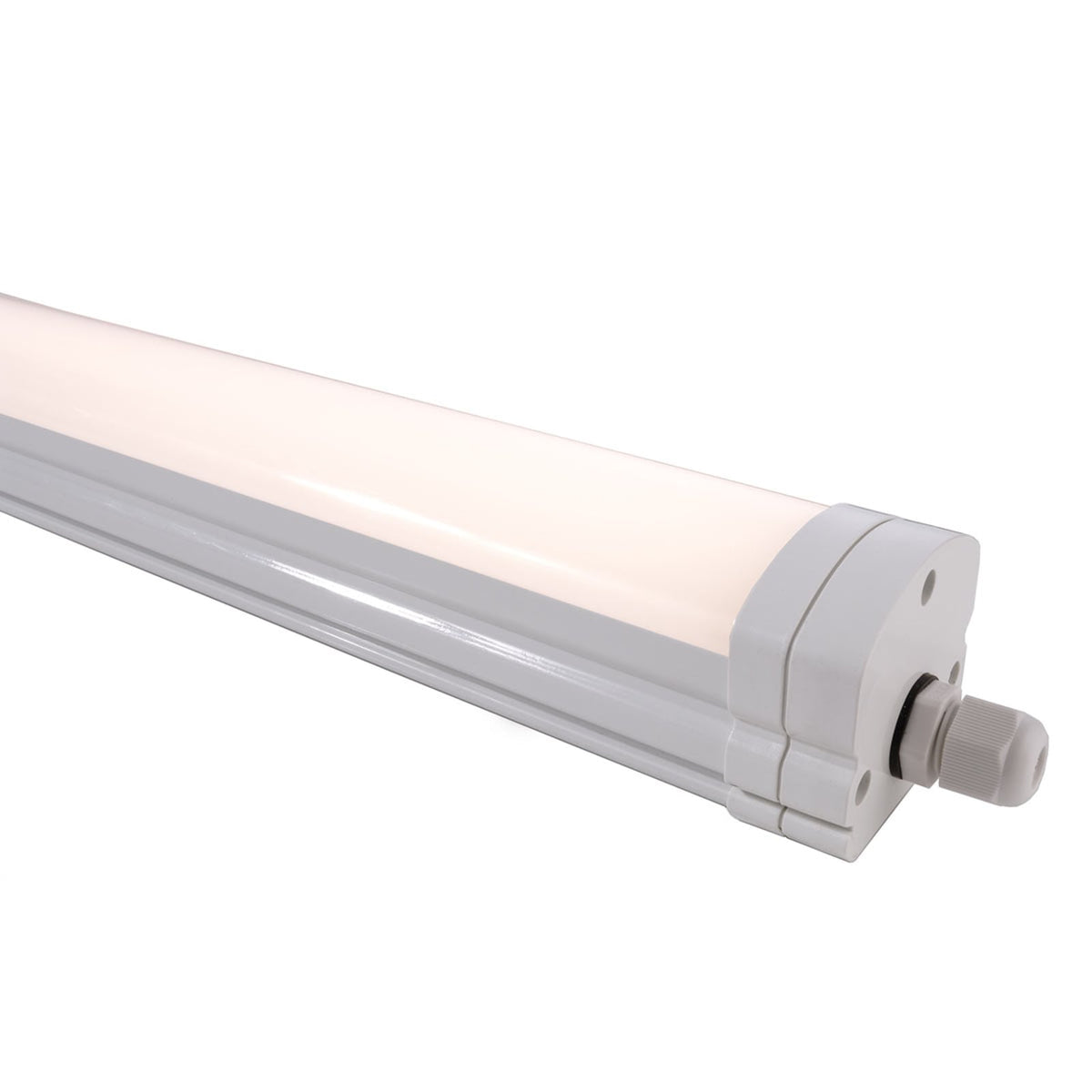LED fuktroms-armatur Tri Proof 129,6 cm 34,4W IP65 montert på vegg