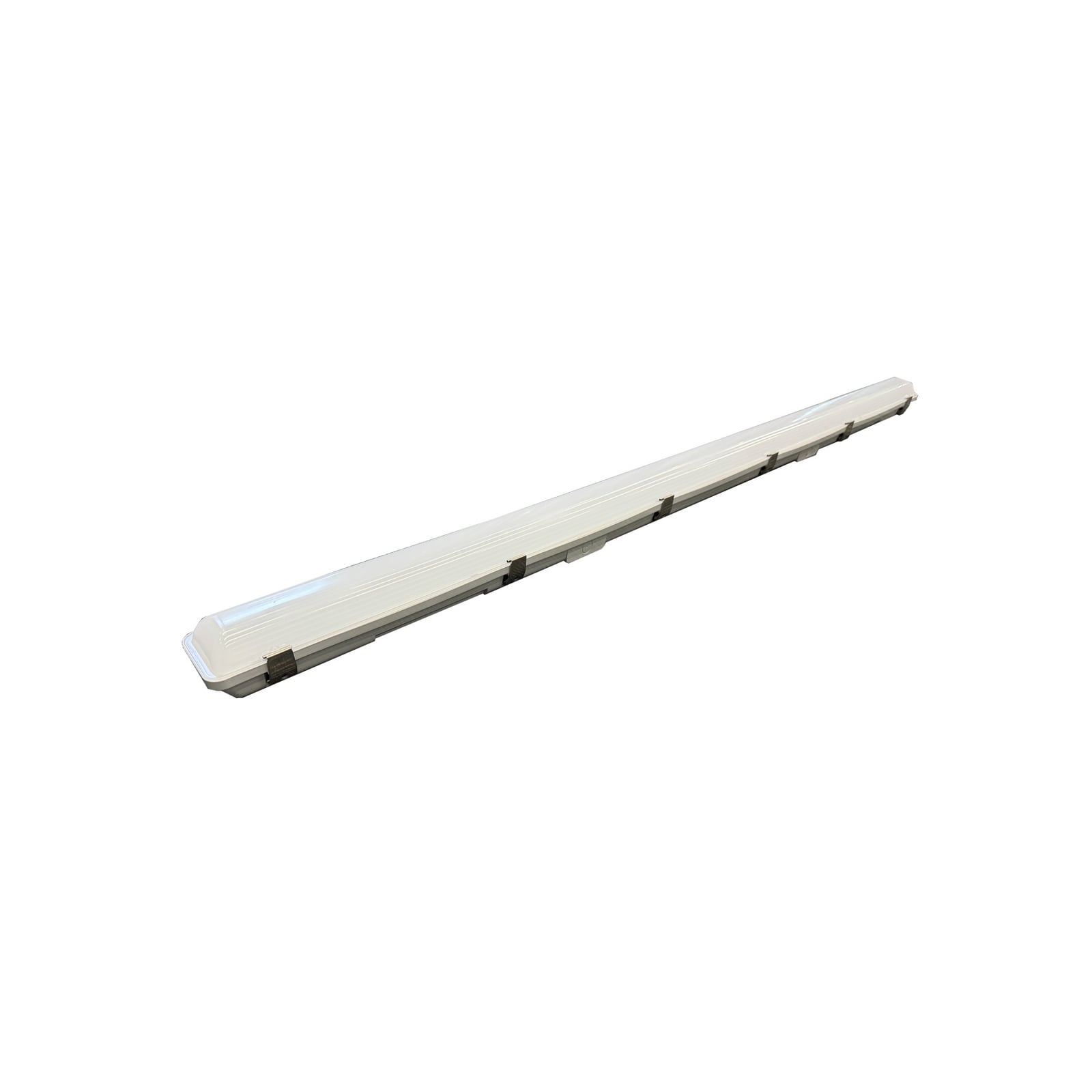 LED fukttett armatur grå 156 cm 28W 4000K fra G & L Handels GmbH montert i rom