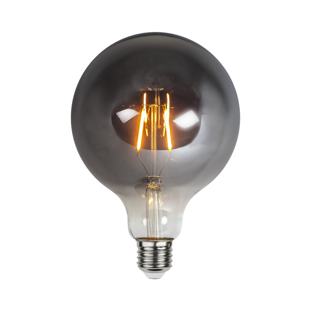 LED globepære E27 Ø125 mm 1,8W 2100K røykfarget forfra