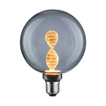 LED globepære E27 3,5W Helix 1800K G125 røykfarget forfra