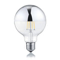 LED globepære E27 7W 2700K dimbar speiltopp klar fra Trio Lighting for dekorativ belysning