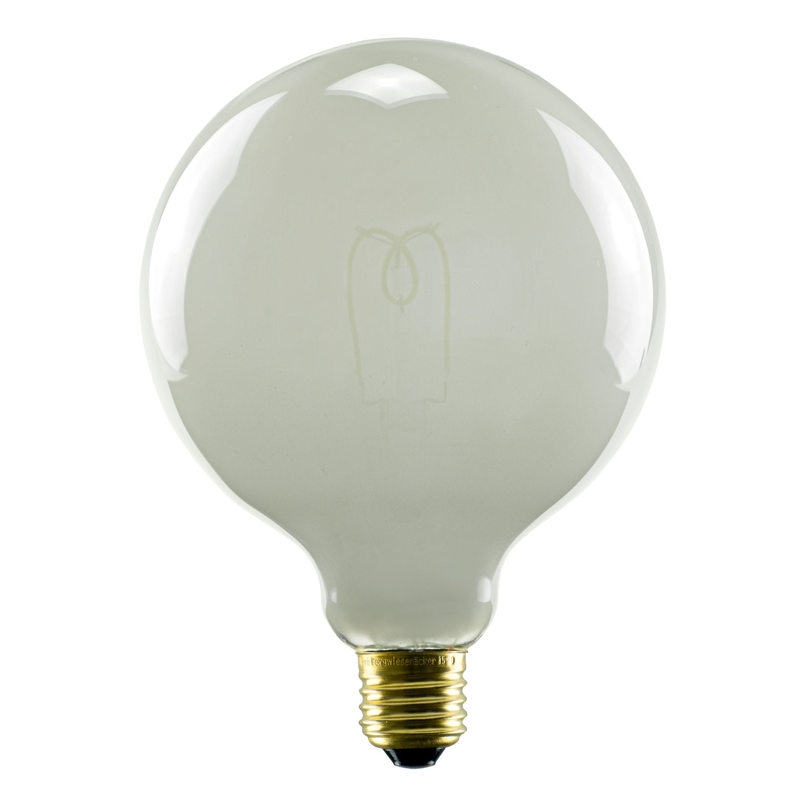 LED globepære E27 G125 3,2W 2200K dimbar opal fra SEGULA forfra