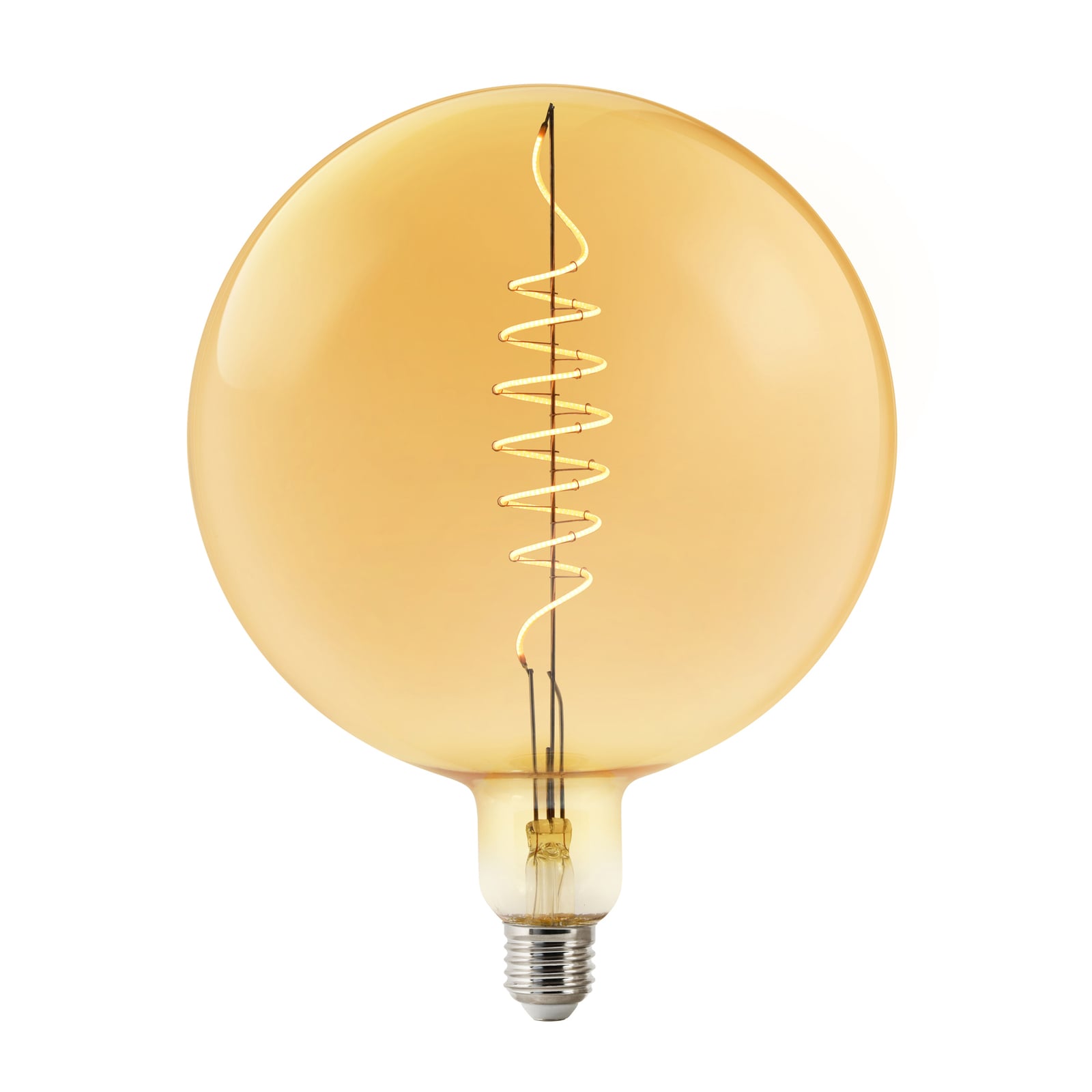 LED-globepære E27 G200 smart dimbar 4,7W 2200K amber forfra