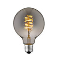 LED globepære E27 G95 4W 1800K røykfarget dimbar foran