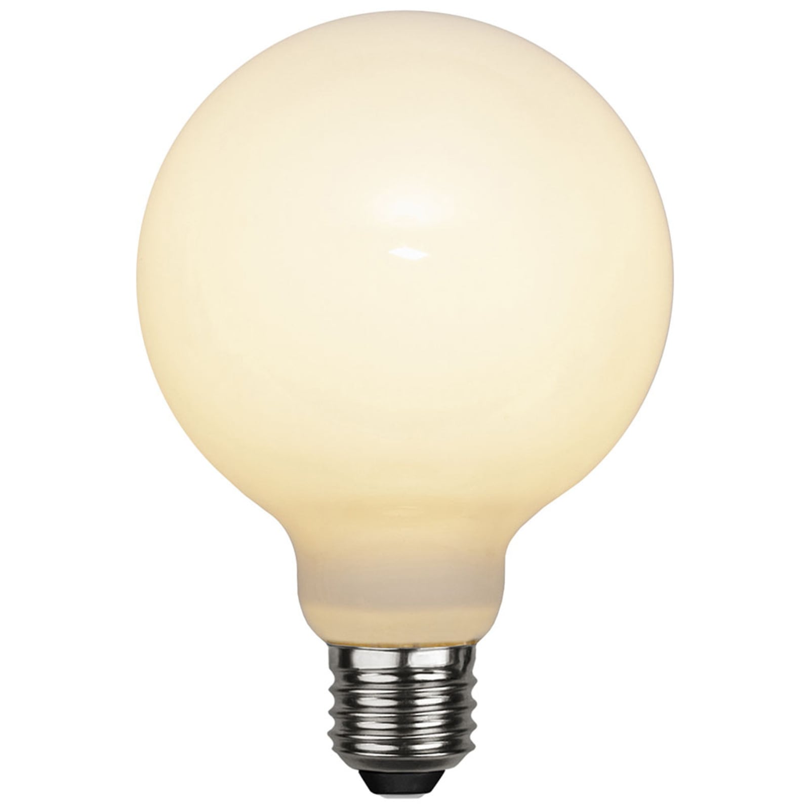 LED-globepære E27 G95 7,5W 2700K dimbar opal 3-stegs - STAR TRADING bakside