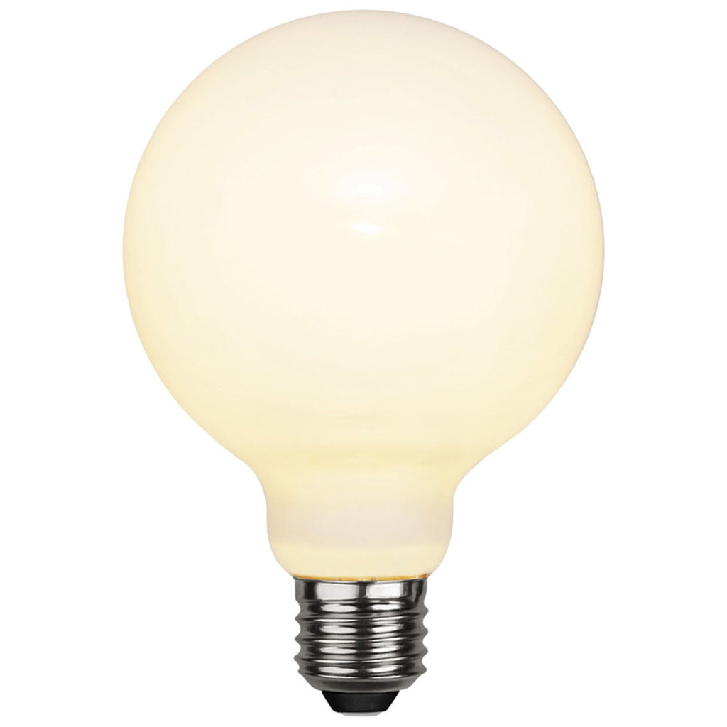 LED-globepære E27 G95 7,5W 2700K dimbar opal 3-stegs - STAR TRADING detalj