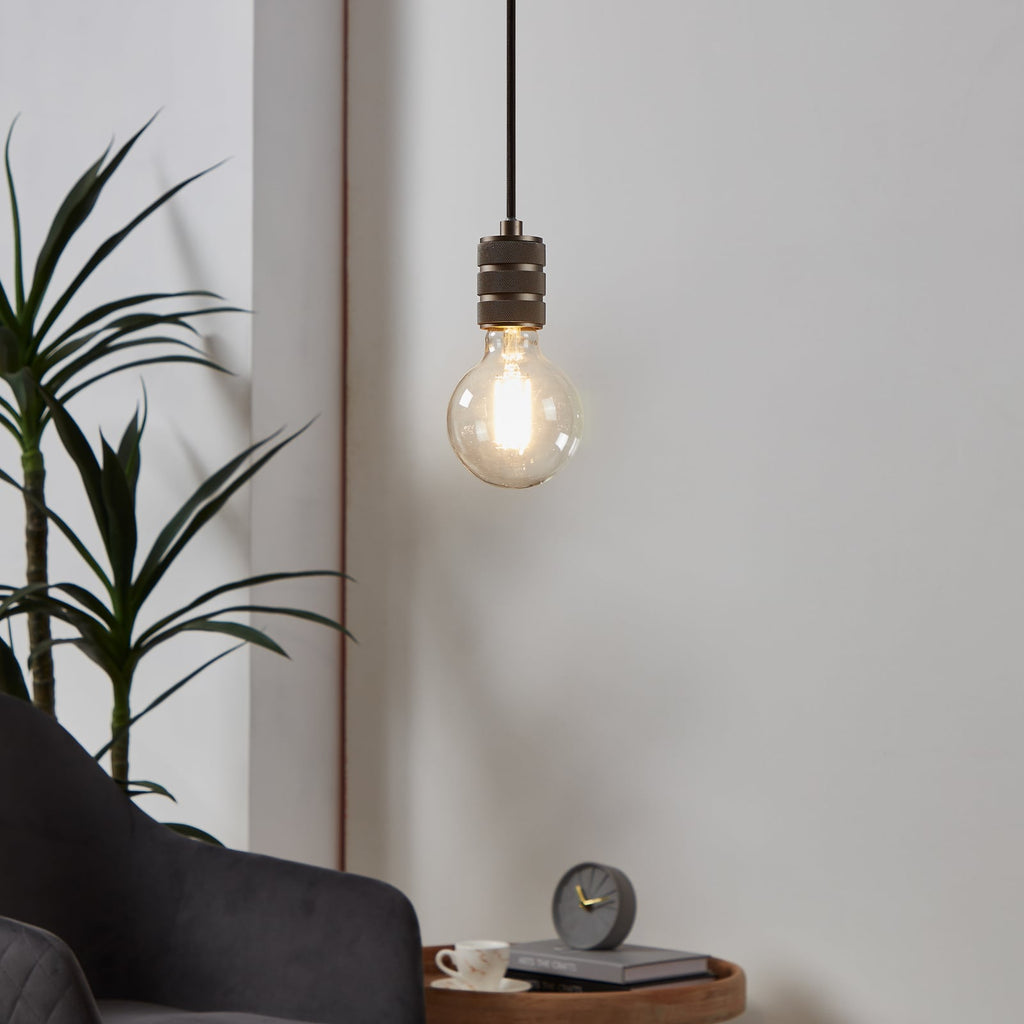 LED-globepære E27 G95 smart filament 6W 2700K klar bakside