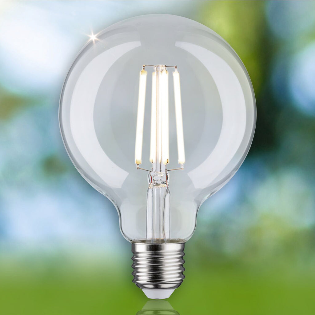 LED globepære Eco-Line E27 4W 840lm 4000K filament klar - Paulmann nærbilde